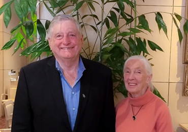 Spreading the Word About Rhino Protection: Meeting Jane Goodall